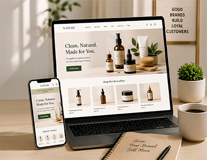 Retail website search-friendly storefront design