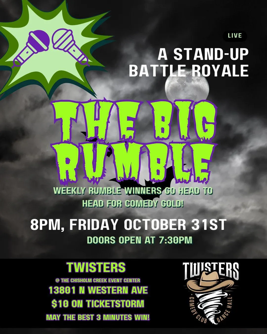 The Big Rumble Show Flyer