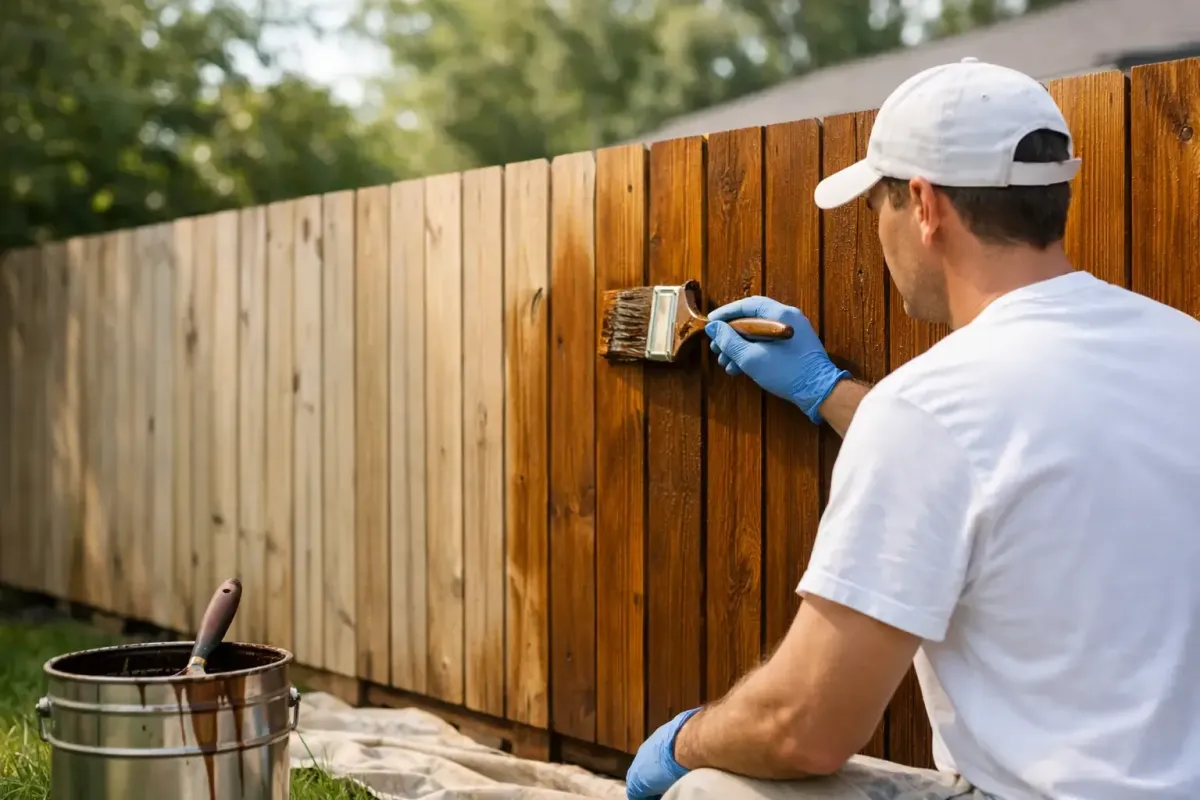 Fence Staining Services Done Properly