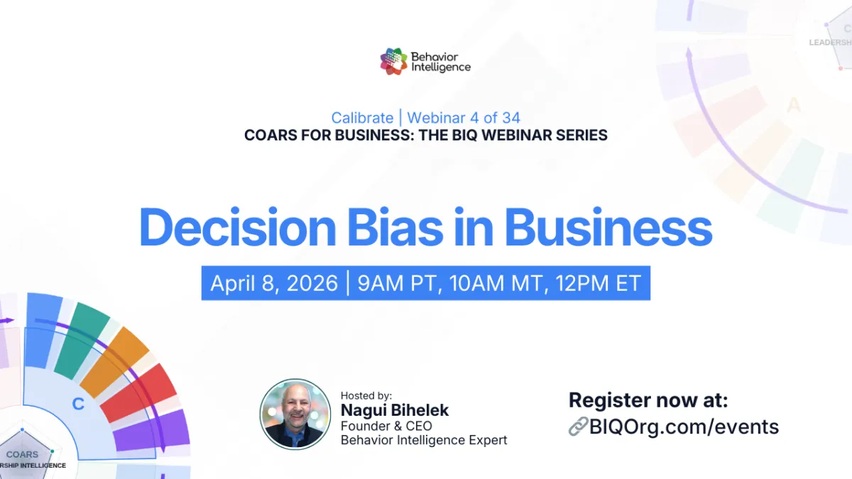 April 8, 2026 - Decision Bias in Business