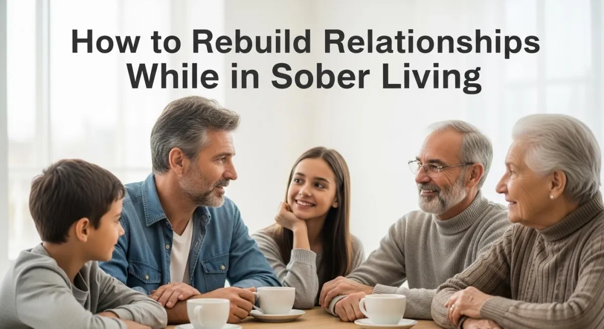 how to repair relationships in sober living