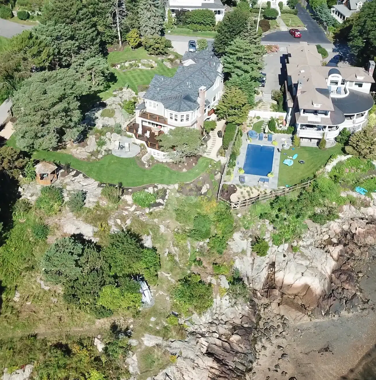 Property concierge service in Marblehead MA managing oceanfront estate landscape and grounds.