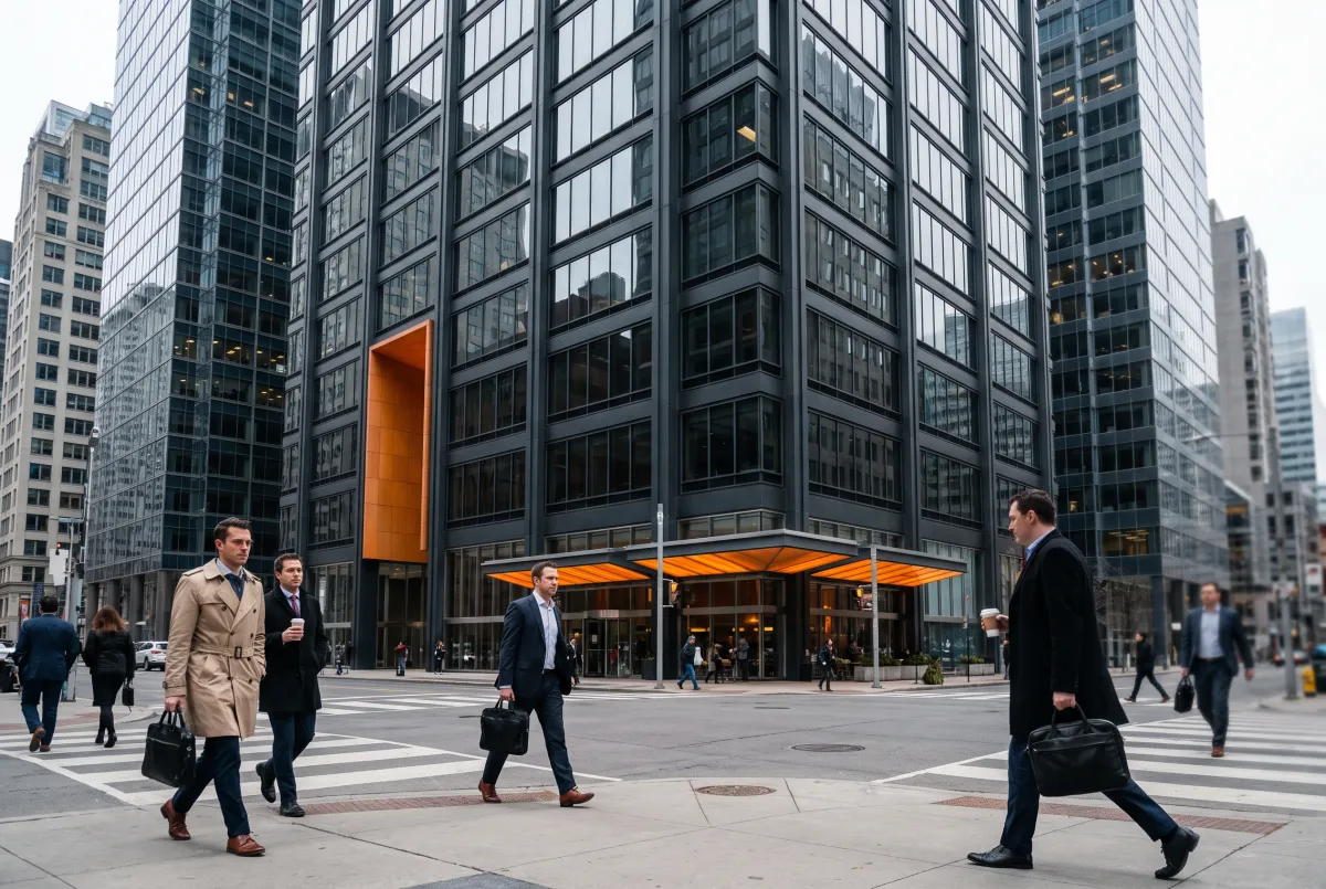 Toronto Bay Street financial district representing Delvetek's managed IT and cybersecurity services