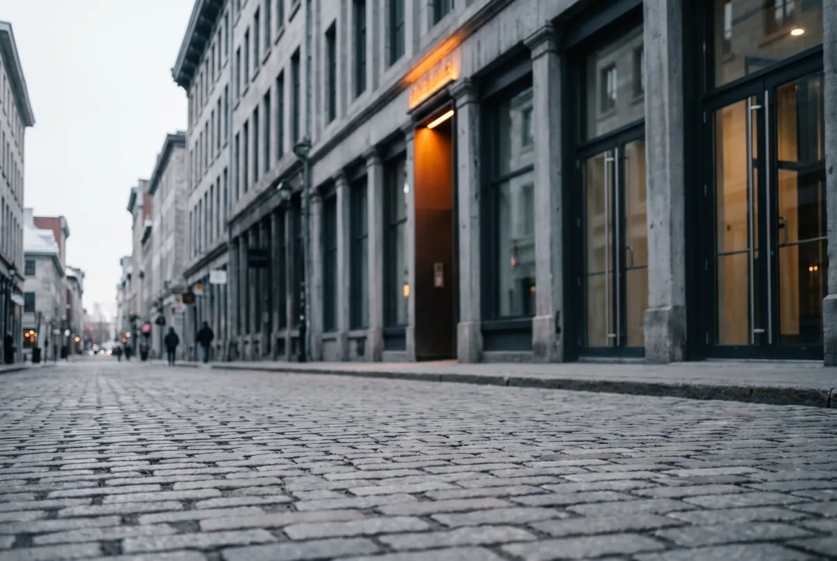 Old Montreal business district representing Delvetek's managed IT and cybersecurity services