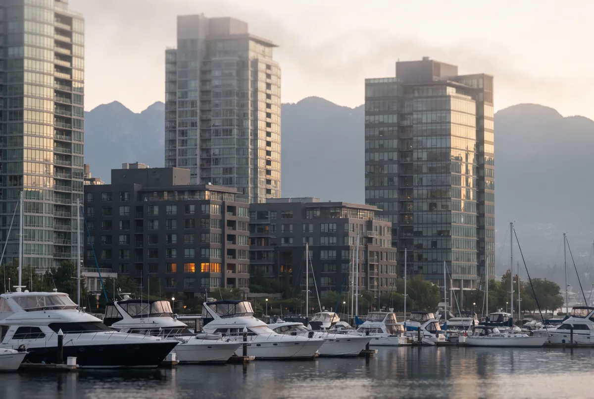 Vancouver Coal Harbour district representing Delvetek's managed IT and cybersecurity services