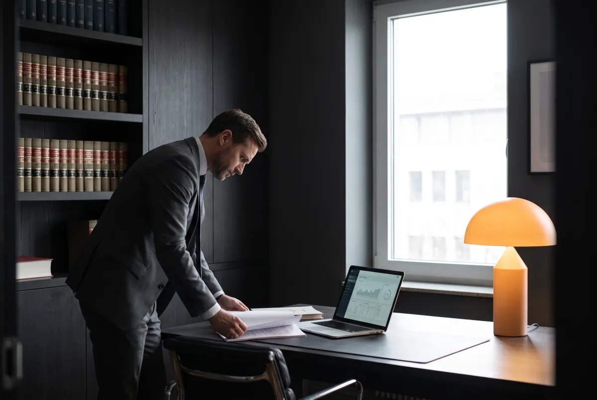 Legal firm office representing Delvetek's managed IT and cybersecurity for law firms
