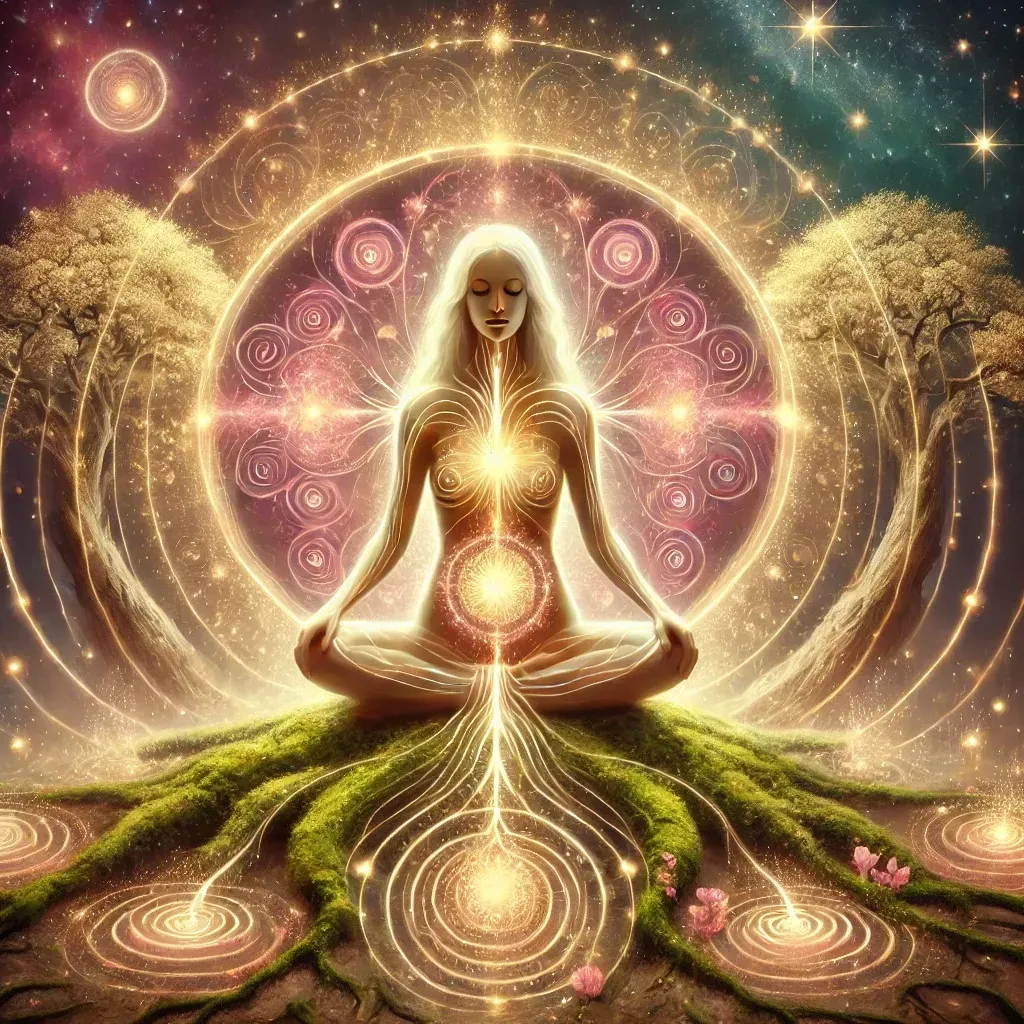 Image of how feels like to be completely integrated and connected with the whole