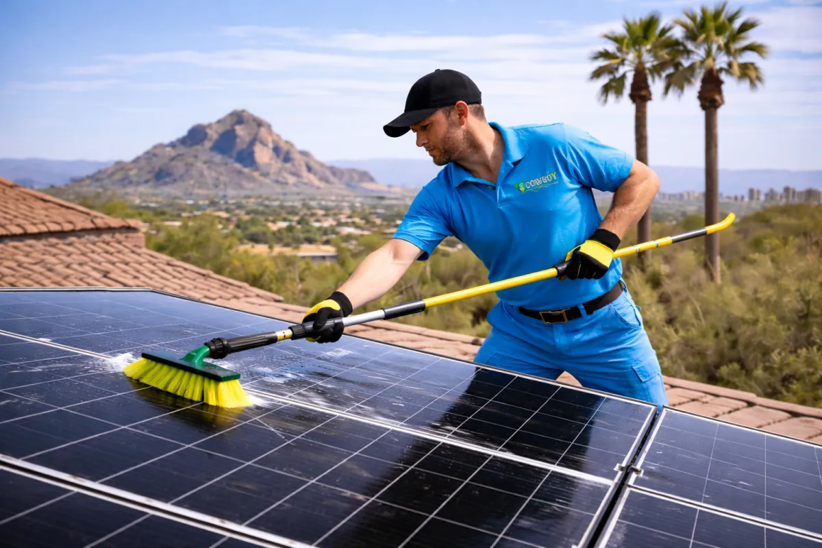 Solar Panel Cleaning Services Phoenix, Arizona