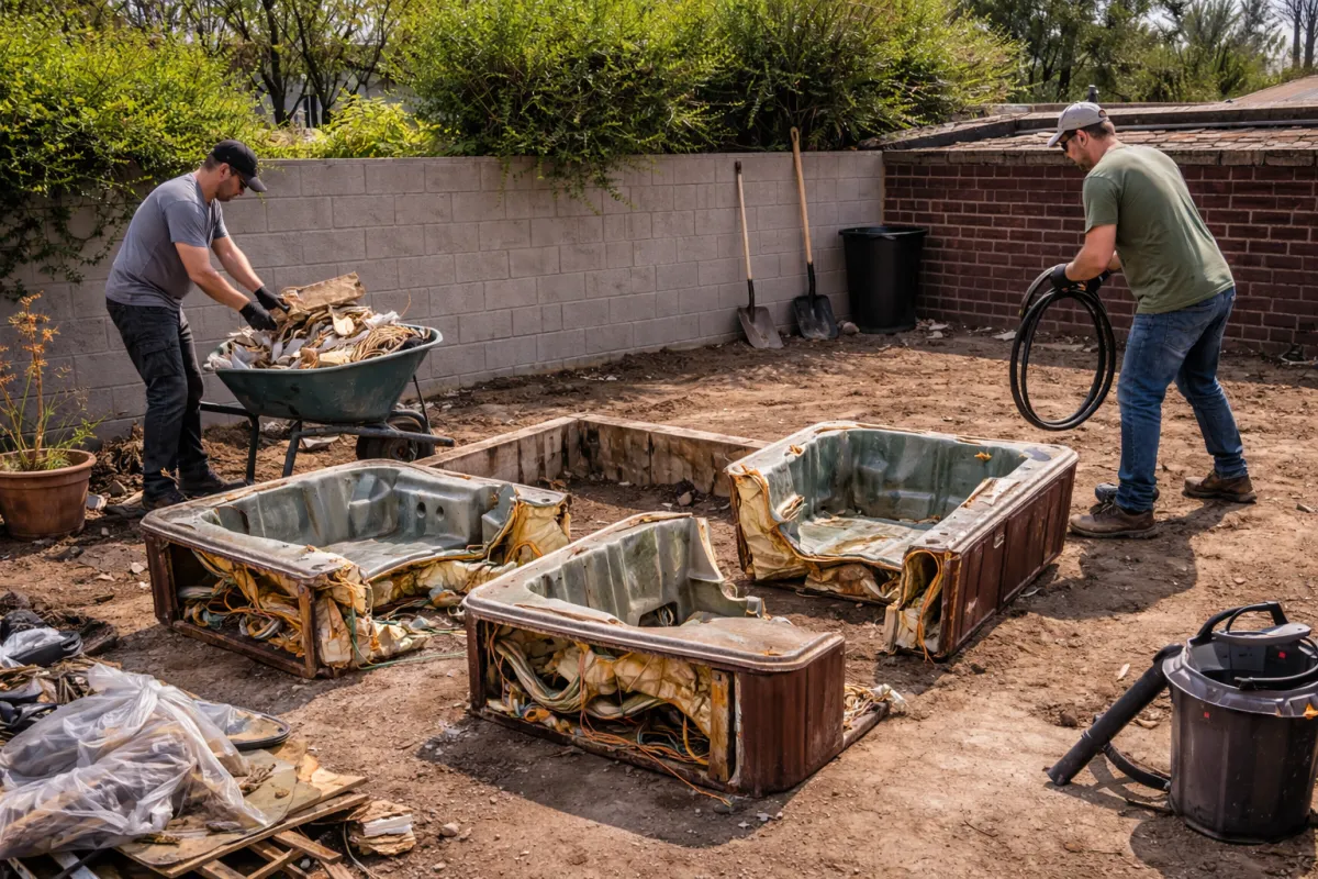 Hot Tub Removal Services Phoenix, Arizona