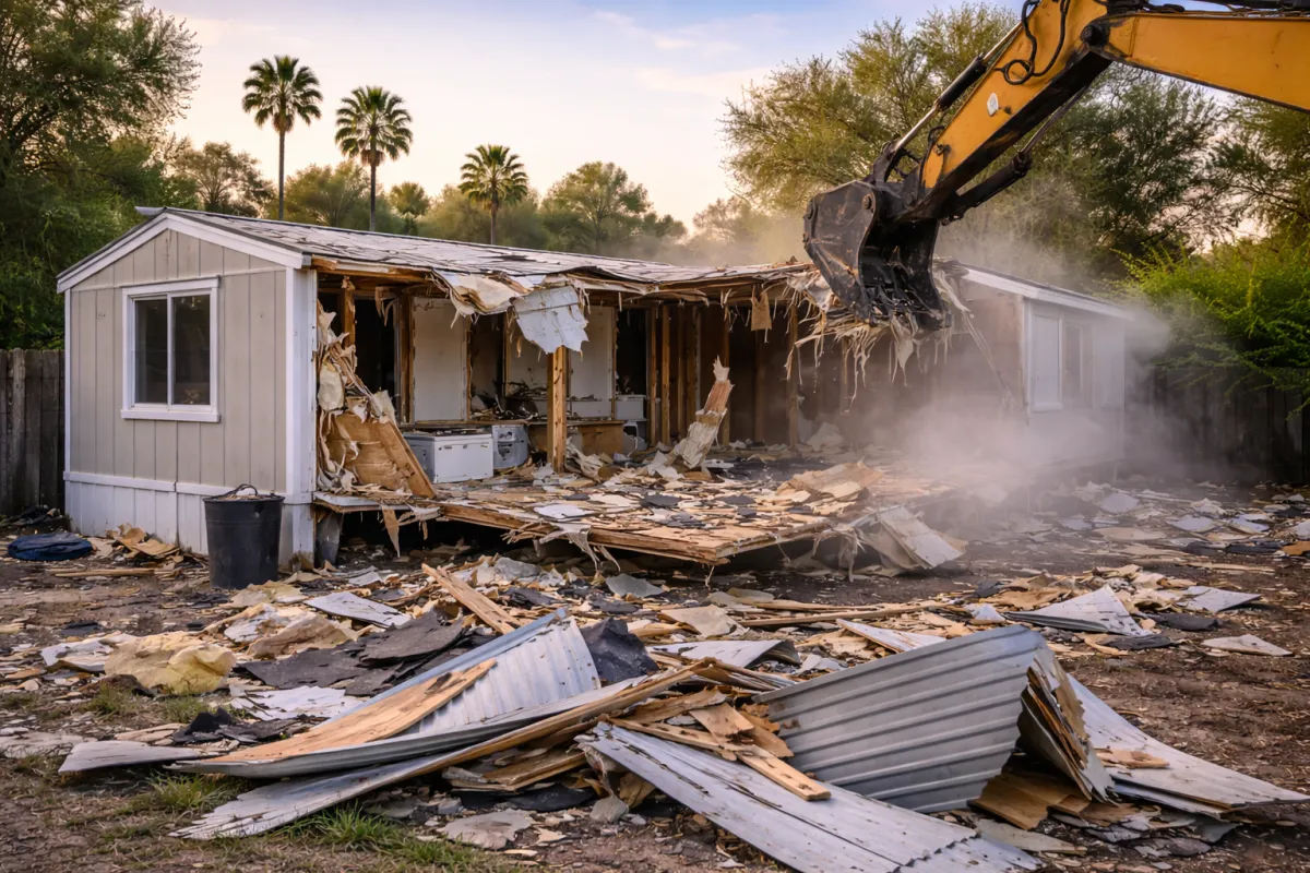 Building & Mobile Home Demolition Phoenix, Arizona