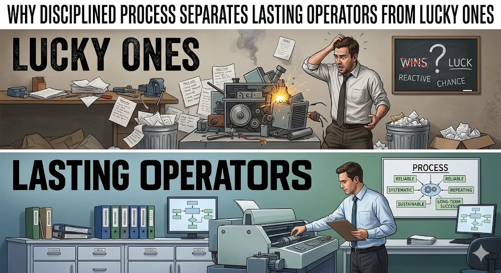 Why Disciplined Process Separates Lasting Operators from Lucky Ones