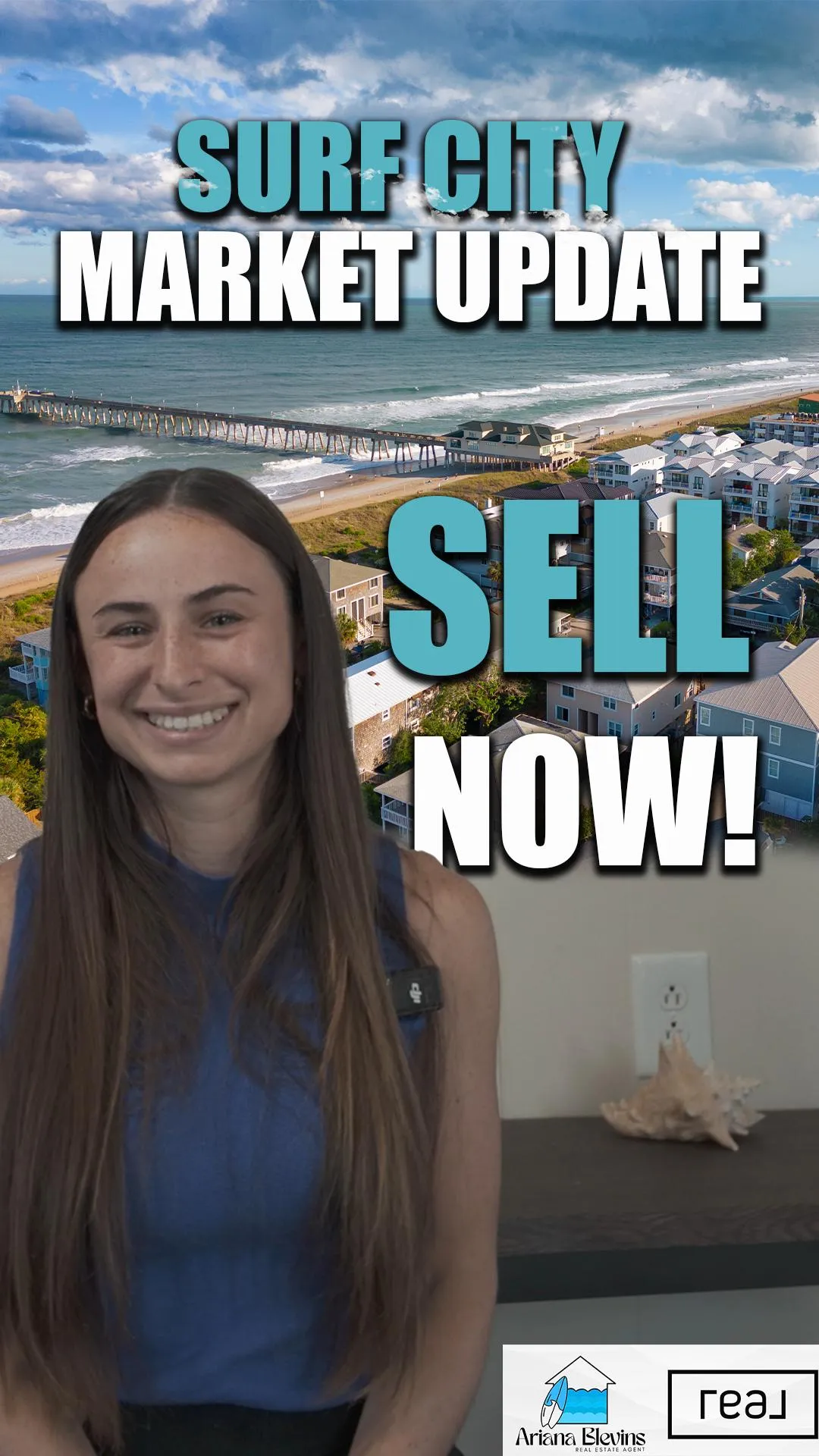  a Real estate agent  promoting a market update