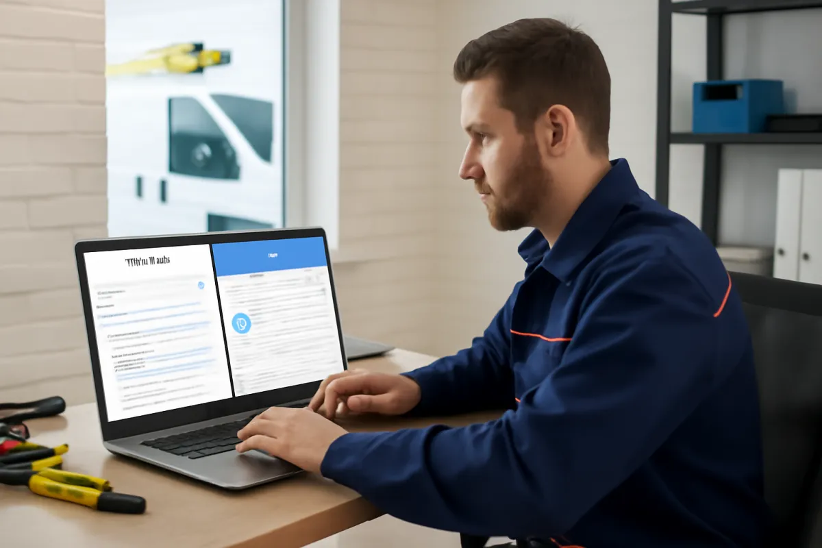 Electrician comparing Google Ads and Meta Ads for local lead generation