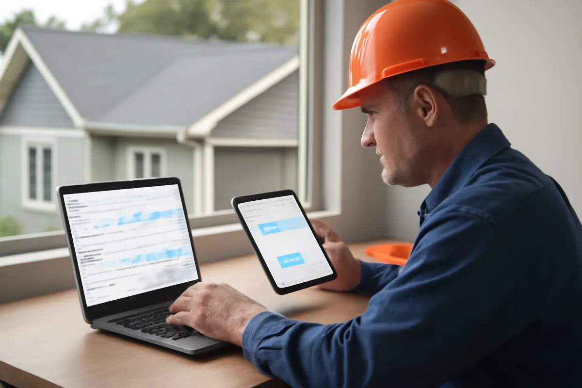 Roofing contractor comparing Google Ads and Meta Ads for paid roofer lead generation