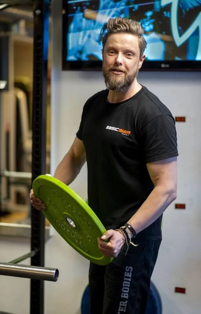 Two people rowing a boat.