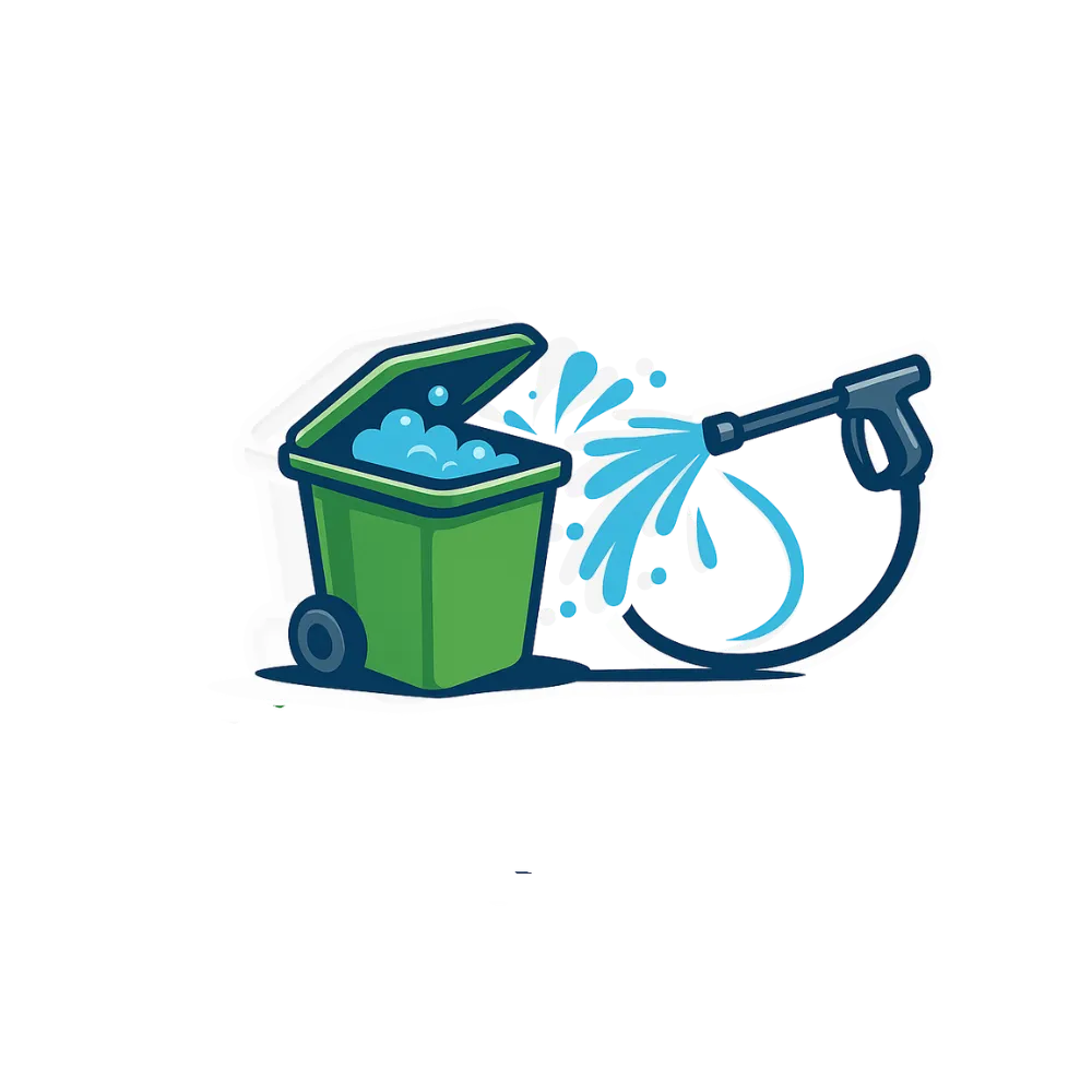Smith trash can, trash can with bubbles and pressure washer, pressure washer service