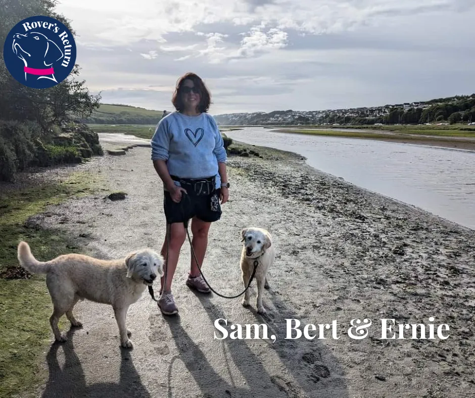 Sam with Bert & Ernie