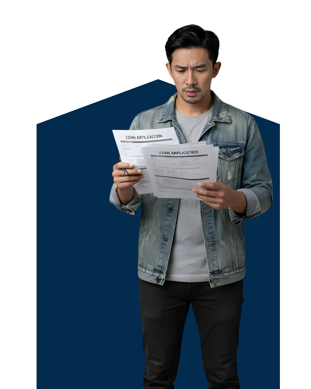 Man is confused at what personal loans are like in Singapore