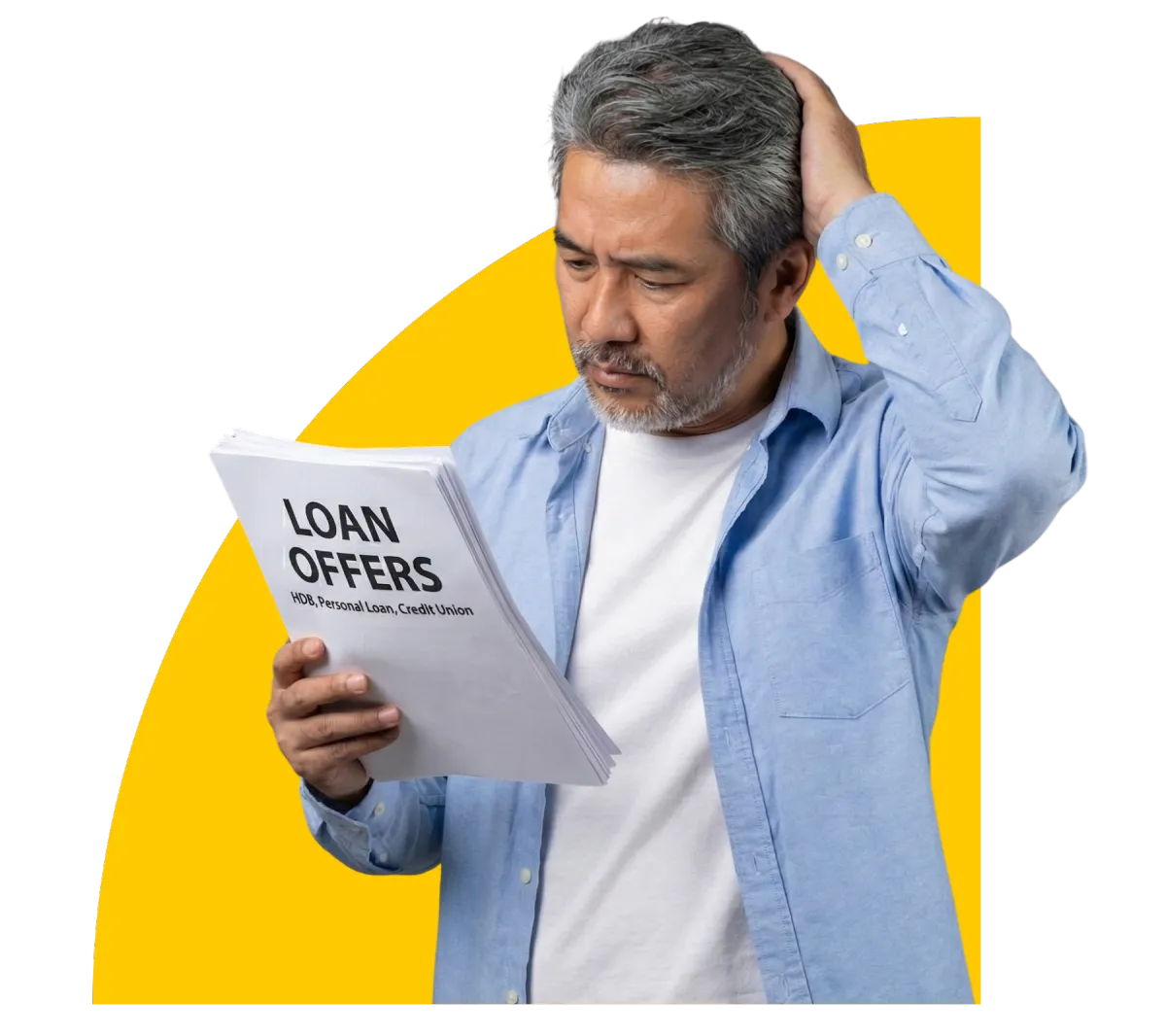 Singapore woman comparing personal loan offers with lowest rates, instant quotes and cashback on PickMeALoan.