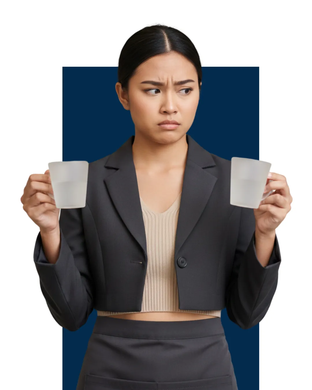 Woman deciding whether loanova is for her