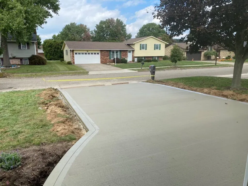 Concrete Driveway Project in Racine, WI