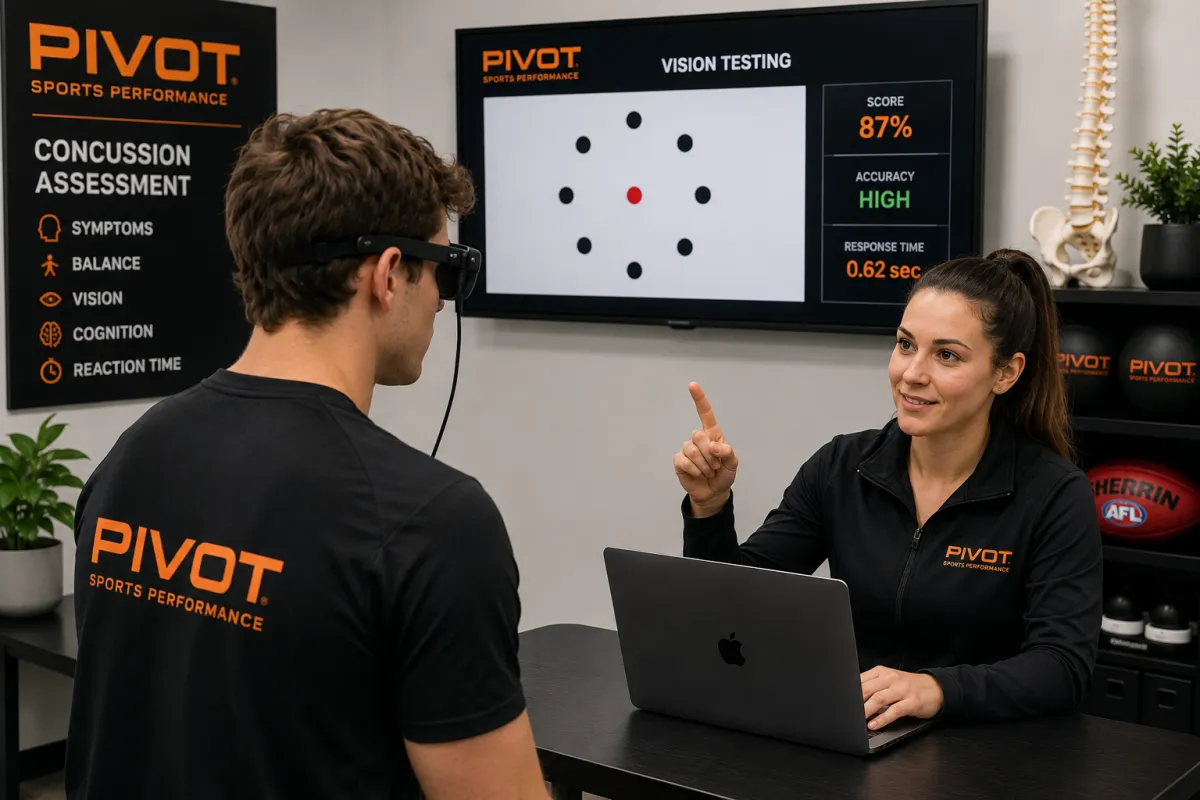 Concussion baseline testing at Bundoora with qualified physio
