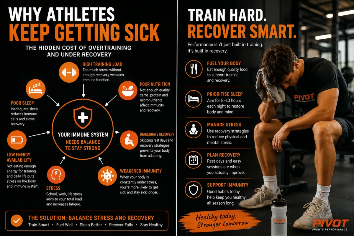 Why Athletes Keep Getting Sick | Overtraining, Recovery & Nutrition Explained