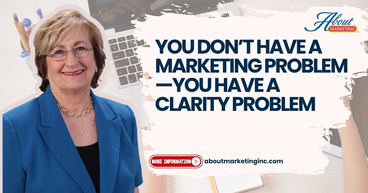 You Don’t Have a Marketing Problem—You Have a Clarity Problem