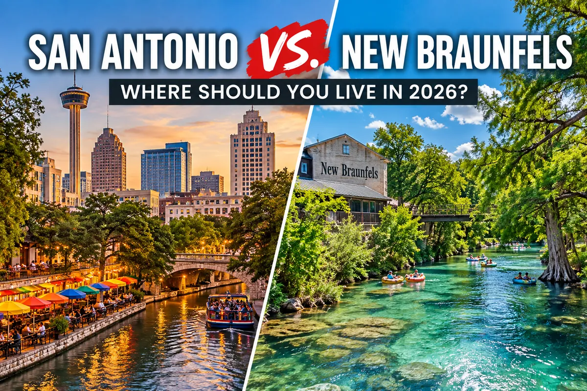 San Antonio vs. New Braunfels: Where Should You Live in 2026?