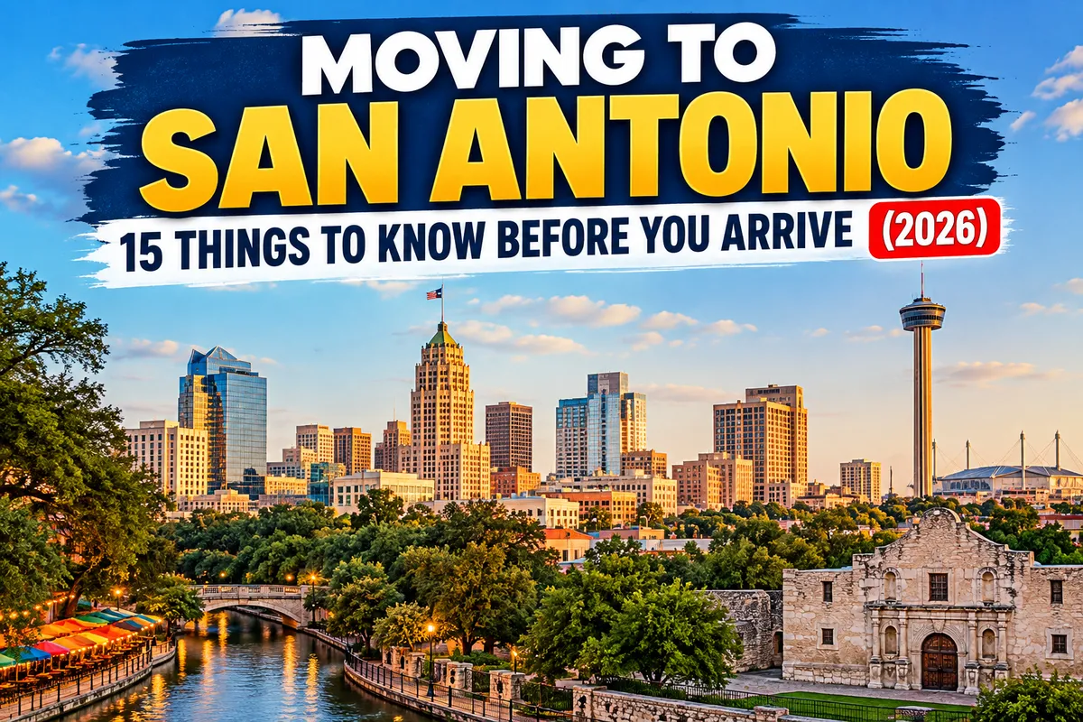 Moving to San Antonio: 15 Things to Know Before You Arrive (2026)