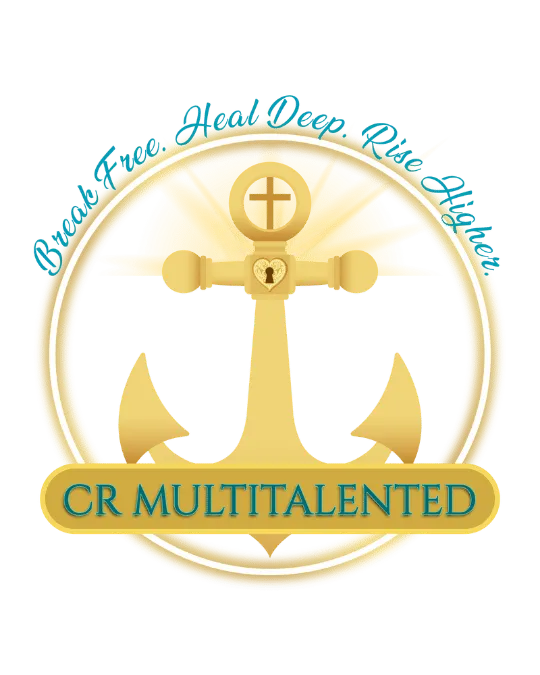 CR Multitalented official logo representing Crystal Roman’s faith-based coaching and empowerment brand.