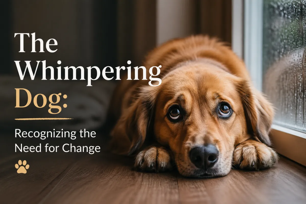 The Whimpering Dog: Recognizing the Need for Change