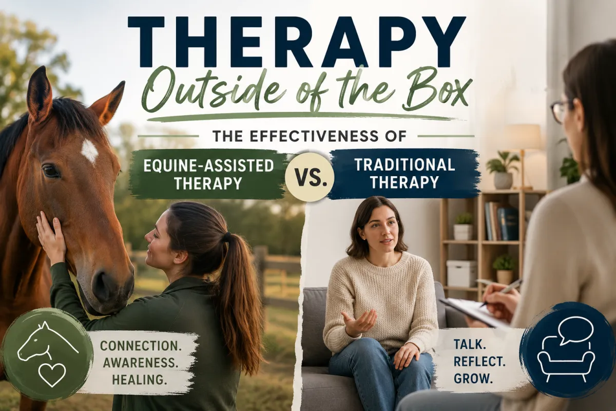 Therapy Outside of the Box: The Effectiveness of Equine-Assisted Therapy vs. Traditional Therapy