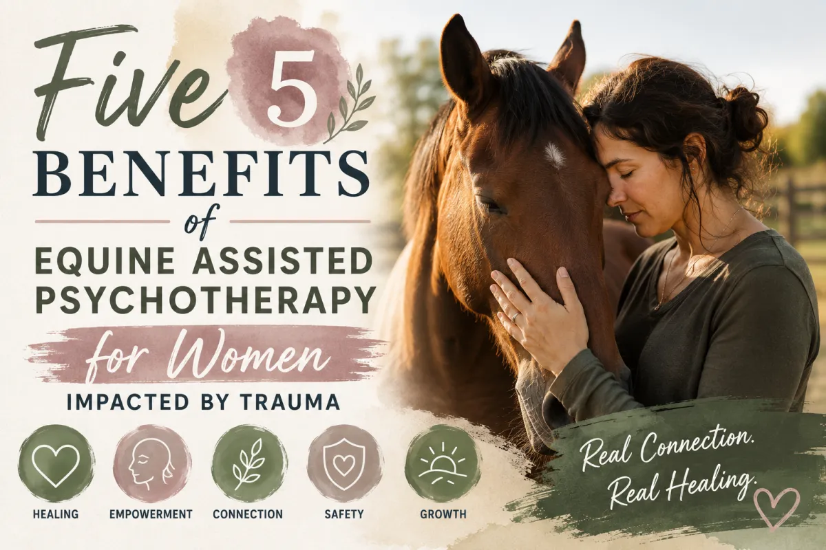 Five Benefits of Equine-Assisted Psychotherapy for Women Impacted by Trauma