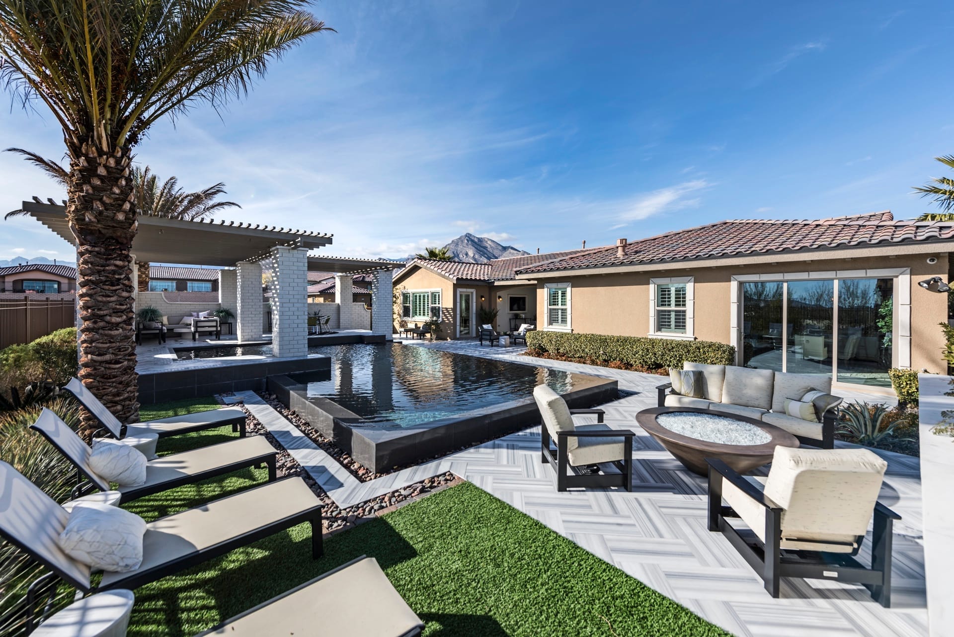 Summerlin Concrete builds and installs Patio