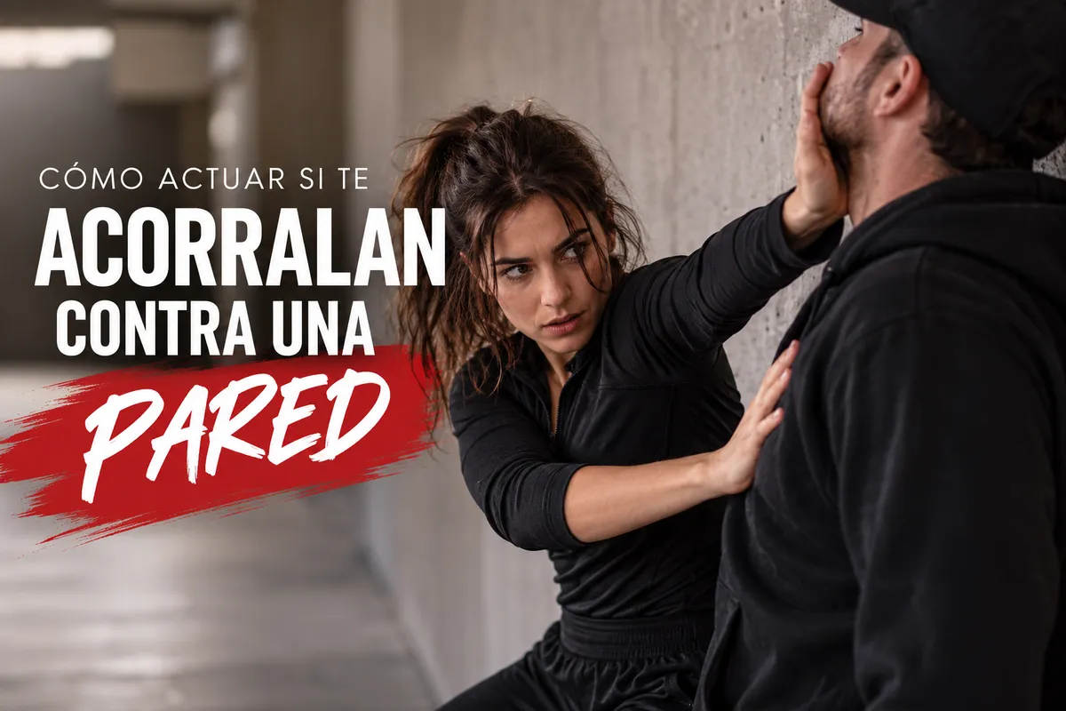 Qué hacer si te acorralan contra una pared o en un portal
