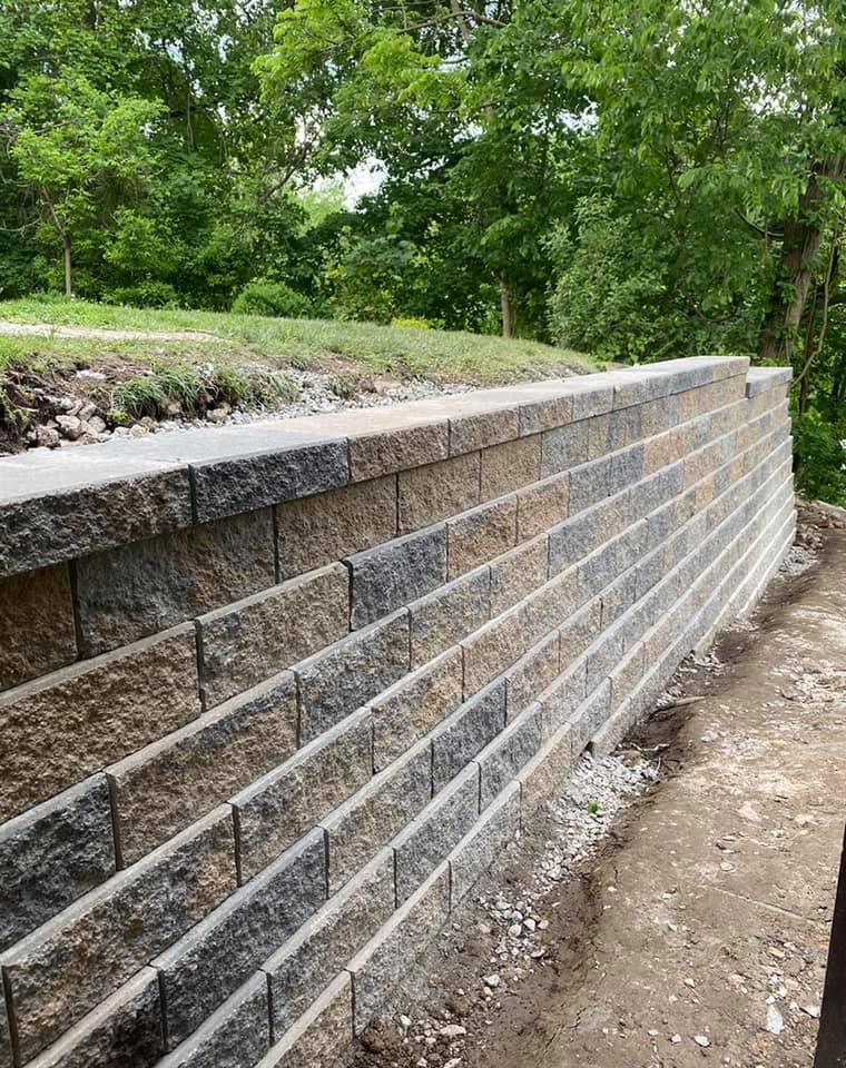 Retaining Wall Installation