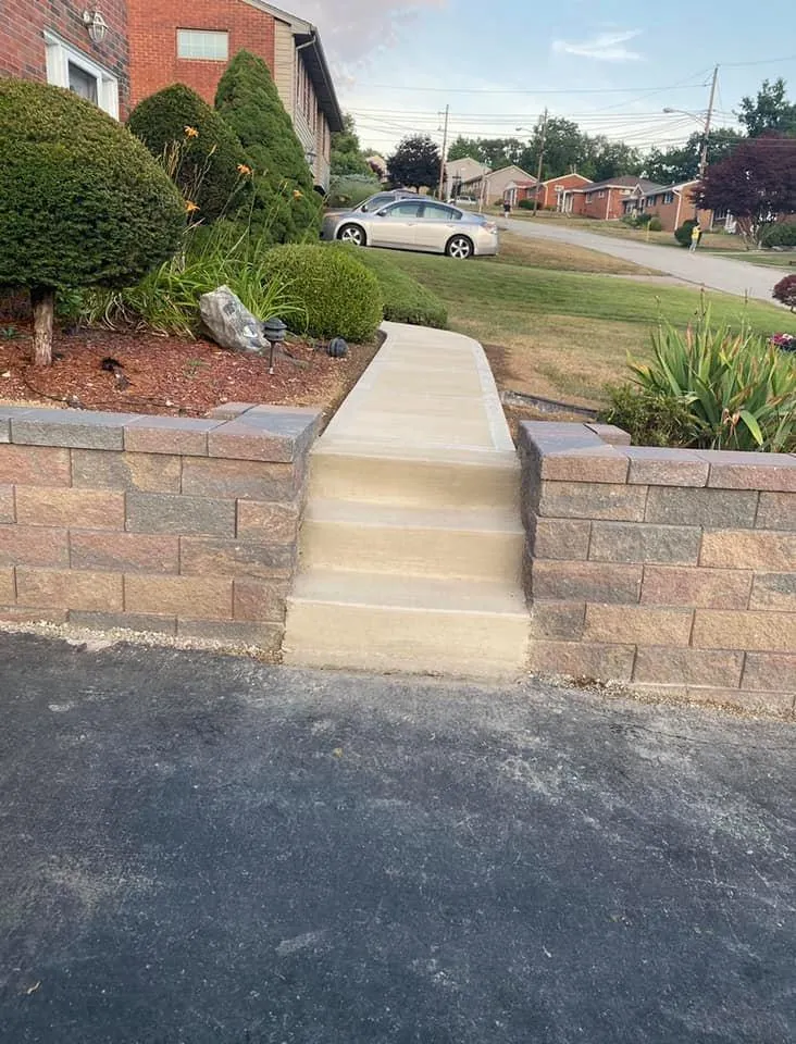 Concrete Step Installation