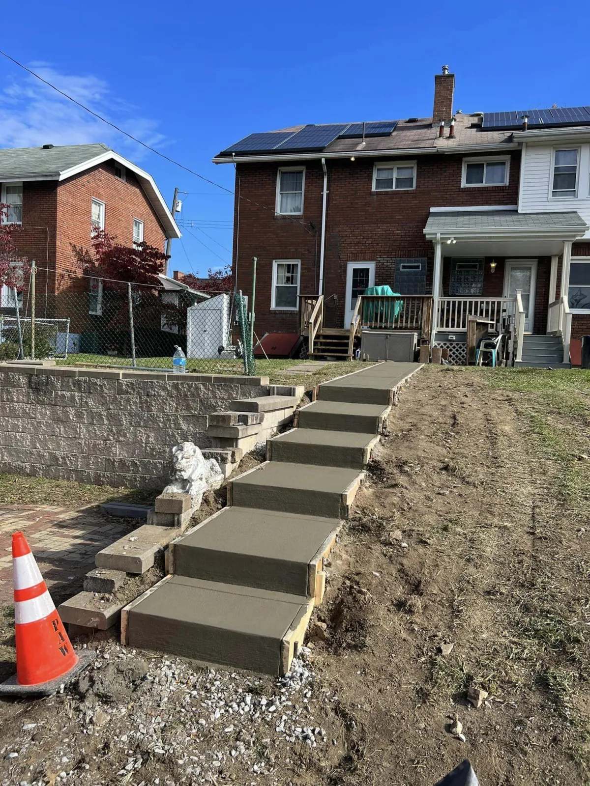 Concrete Step Installation