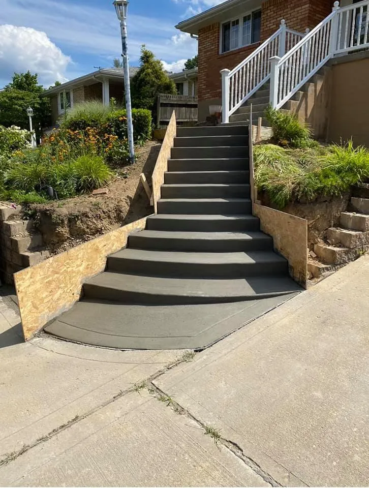 Concrete Step Installation