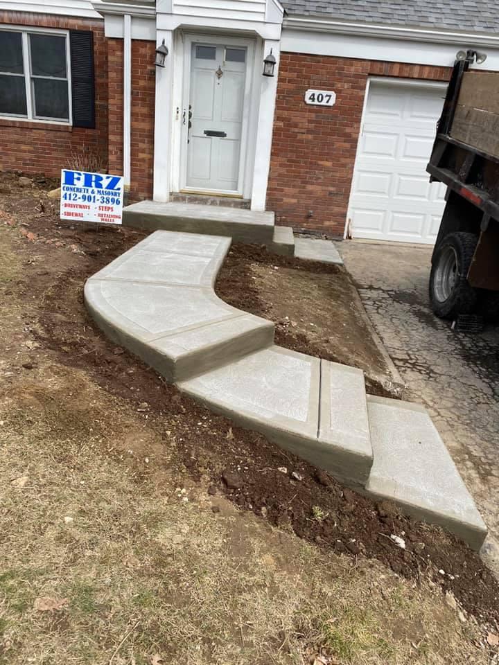 Concrete Step Installation