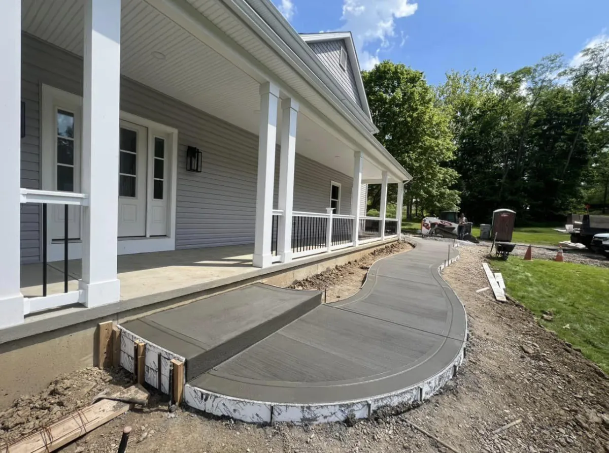 Concrete Sidewalk Installation