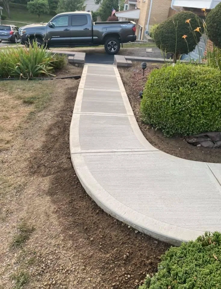 Concrete Sidewalk Installation