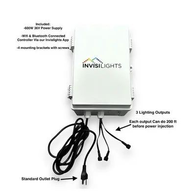 Invisilights Permanent Christmas Lights 24V controller