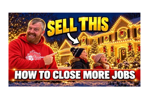 Hoe to close more Christmas light jobs