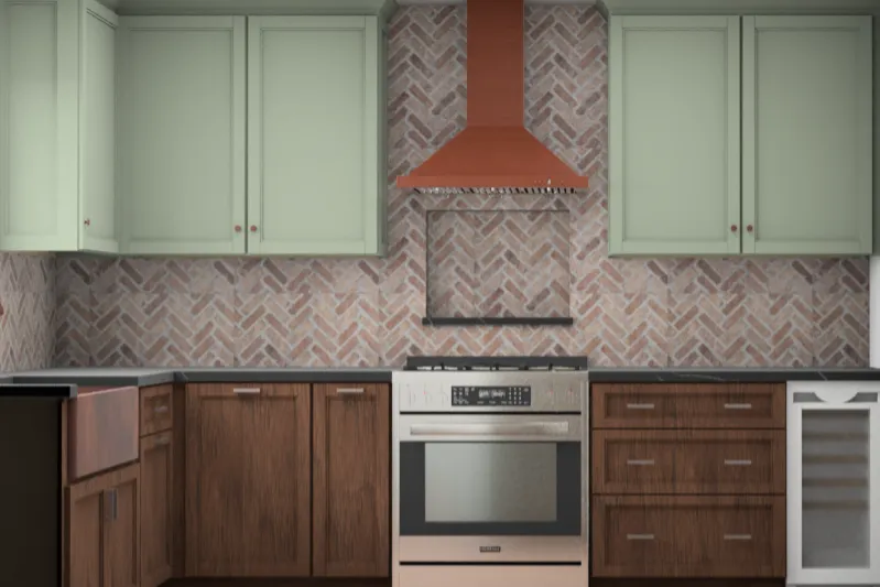 3D Render of a kitchen remodel by Delight Remodel
