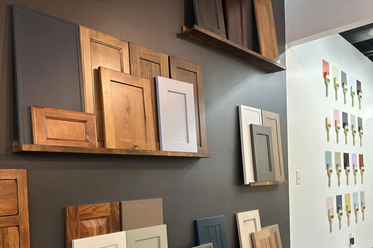 Delight Remodel showroom with cabinetry options