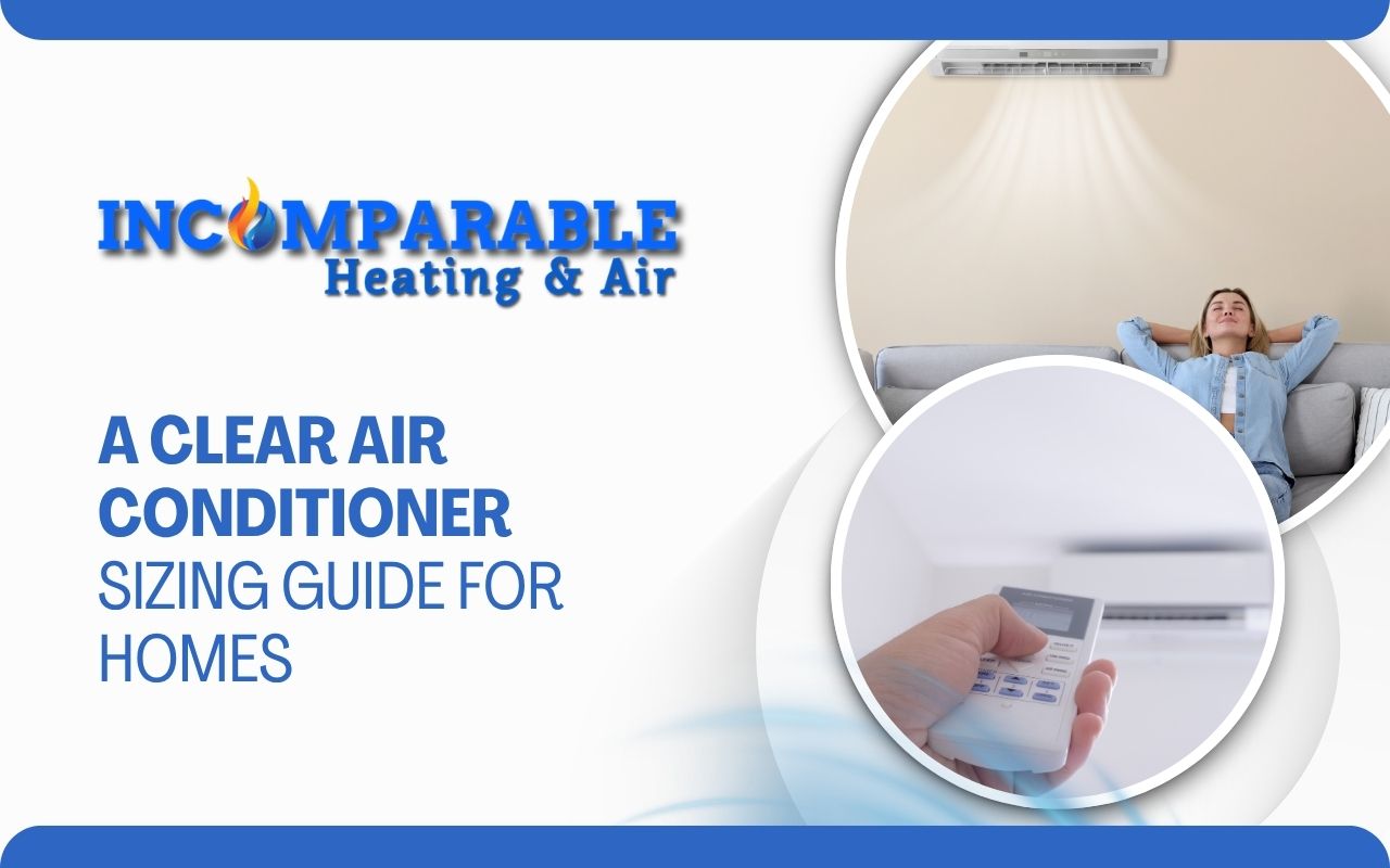 Homeowner using an air conditioner sizing guide before choosing an AC unit