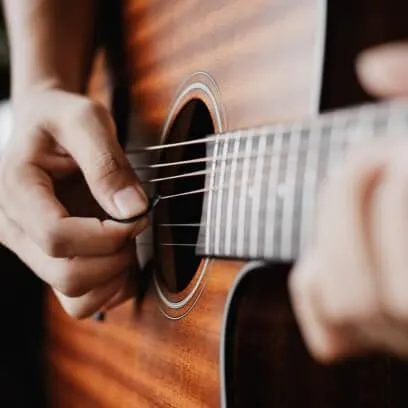 Guitar lessons in Spokane - guitar instrument waiting to be played