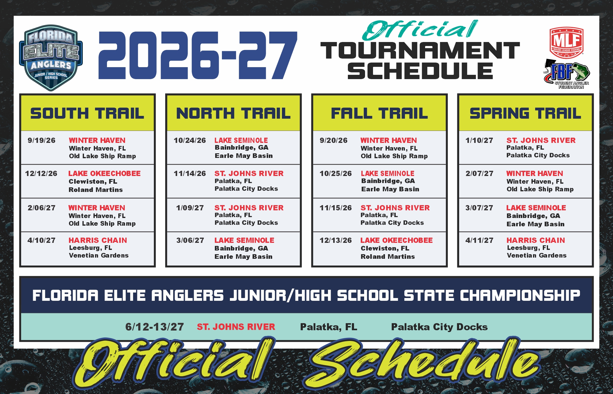 2026 – 2027 FEA Schedule Release